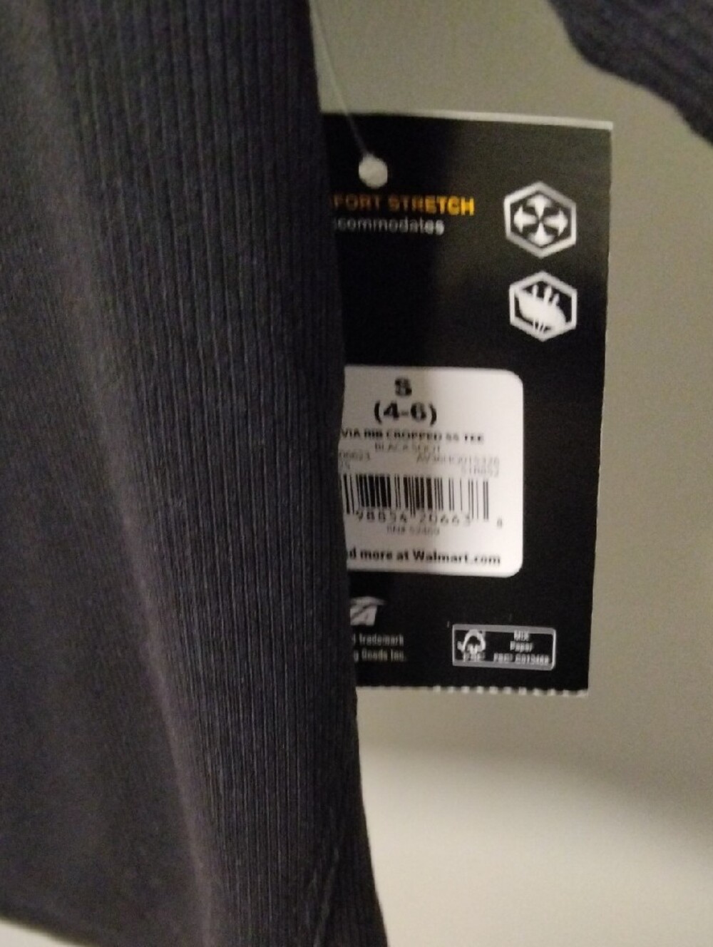 Classic Short Sleeve Crewneck Tee in Charcoal Small - Picture 3 of 3